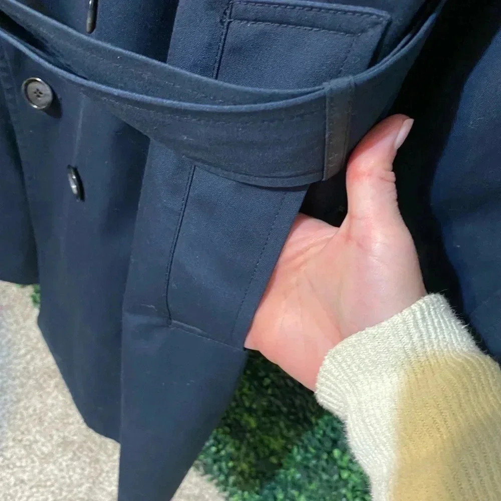 NWOT Vintage London Fog Trench Coat with Removable Insert - Size 44 Regular - Picture 12 of 12